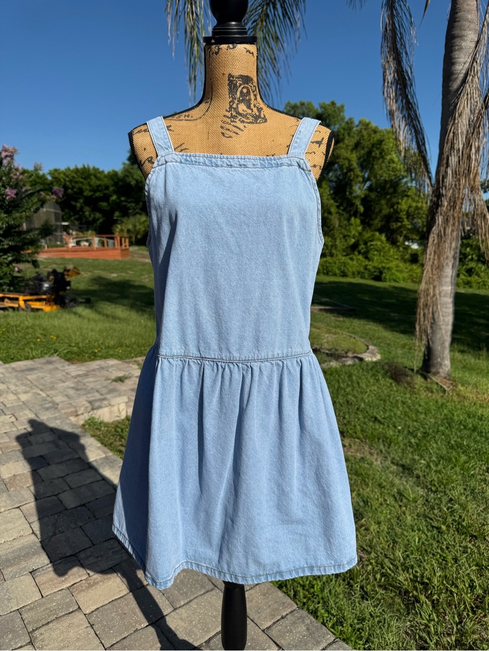 Denim Co. Primark Light Blue Denim Mini Dress Size 10